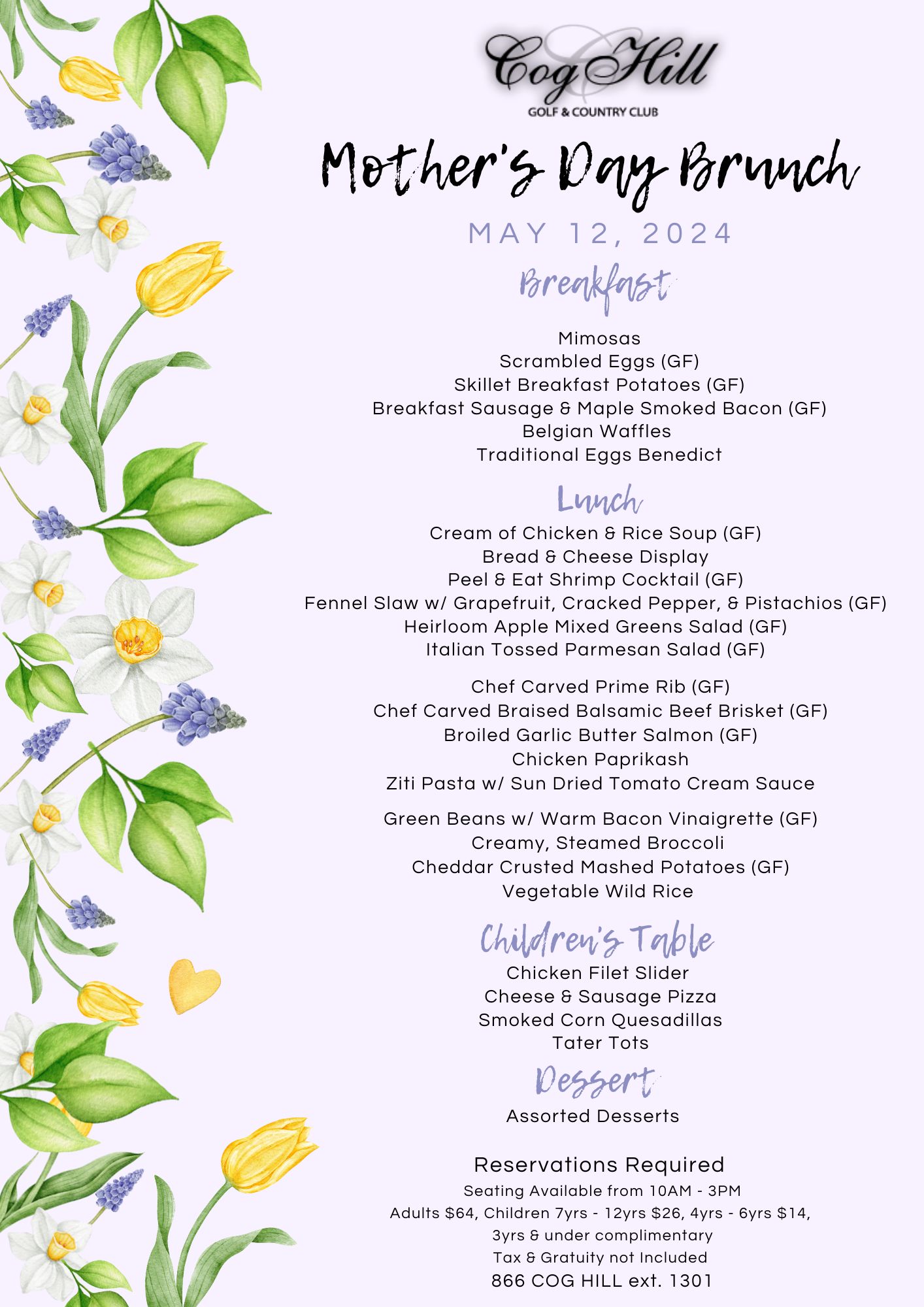 2024 Mothers Day Brunch